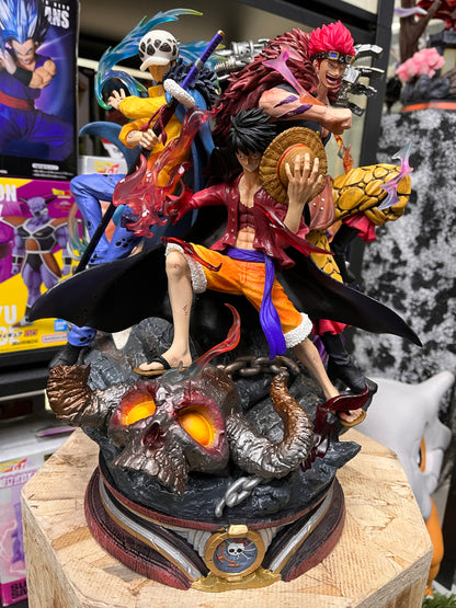 Kidd, Law and Luffy Statue